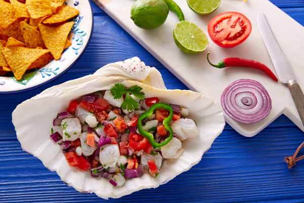 Ceviche de pescado nayarit